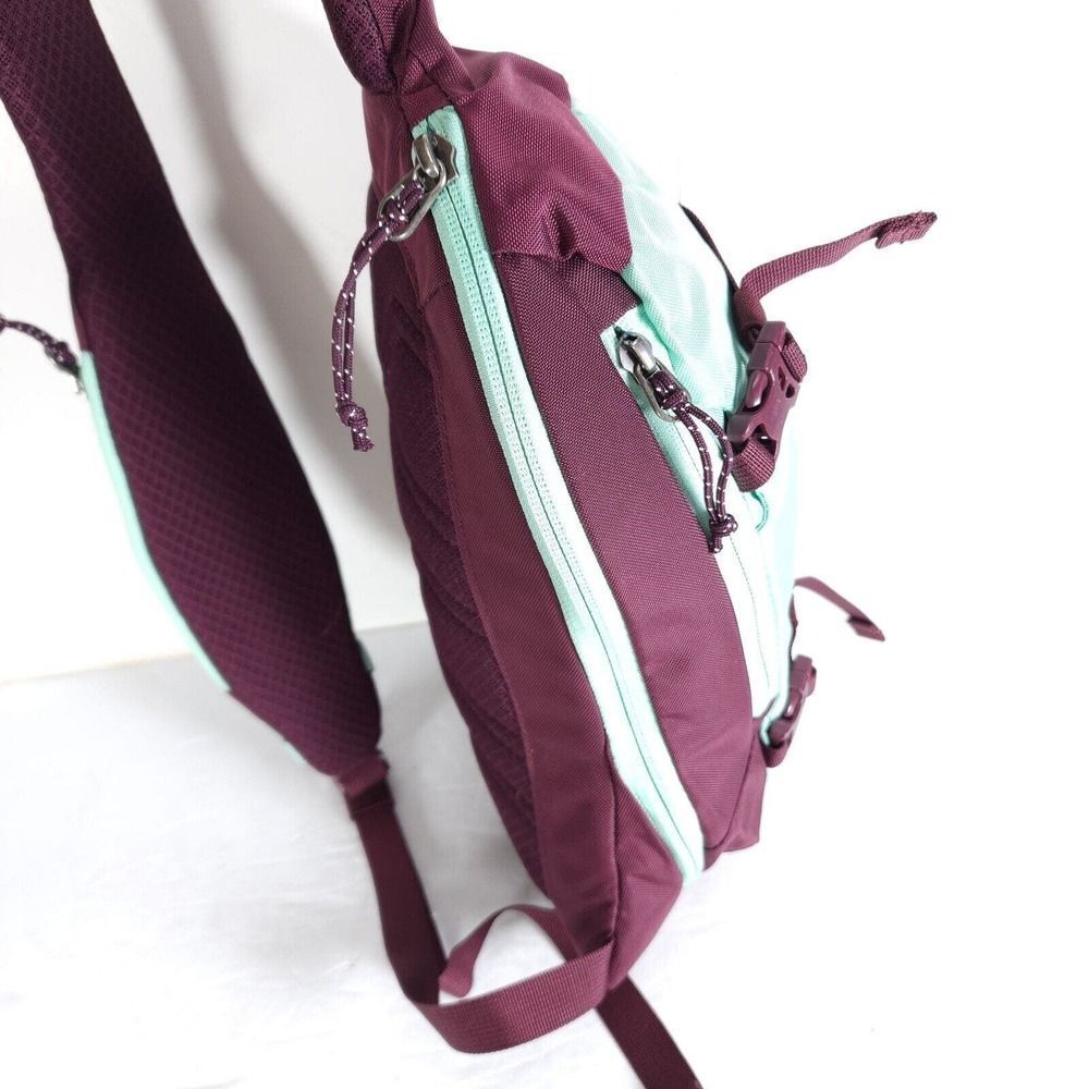 Patagonia Atom 8L Purpl Blue Hiking Sling Shoulder Snap Crossbody Backpack Bag - Picture 6 of 12
